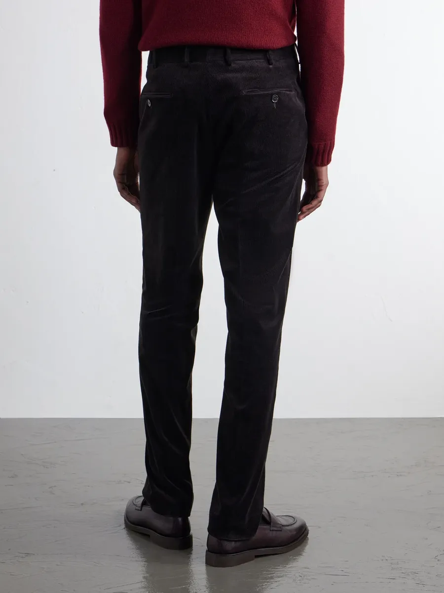 Zegna Straight-Leg Cotton-Blend Corduroy Suit Trousers - Men | Thumbnail 4 Zegna Straight-Leg Cotton-Blend Corduroy Suit Trousers - Men | Thumbnail 4