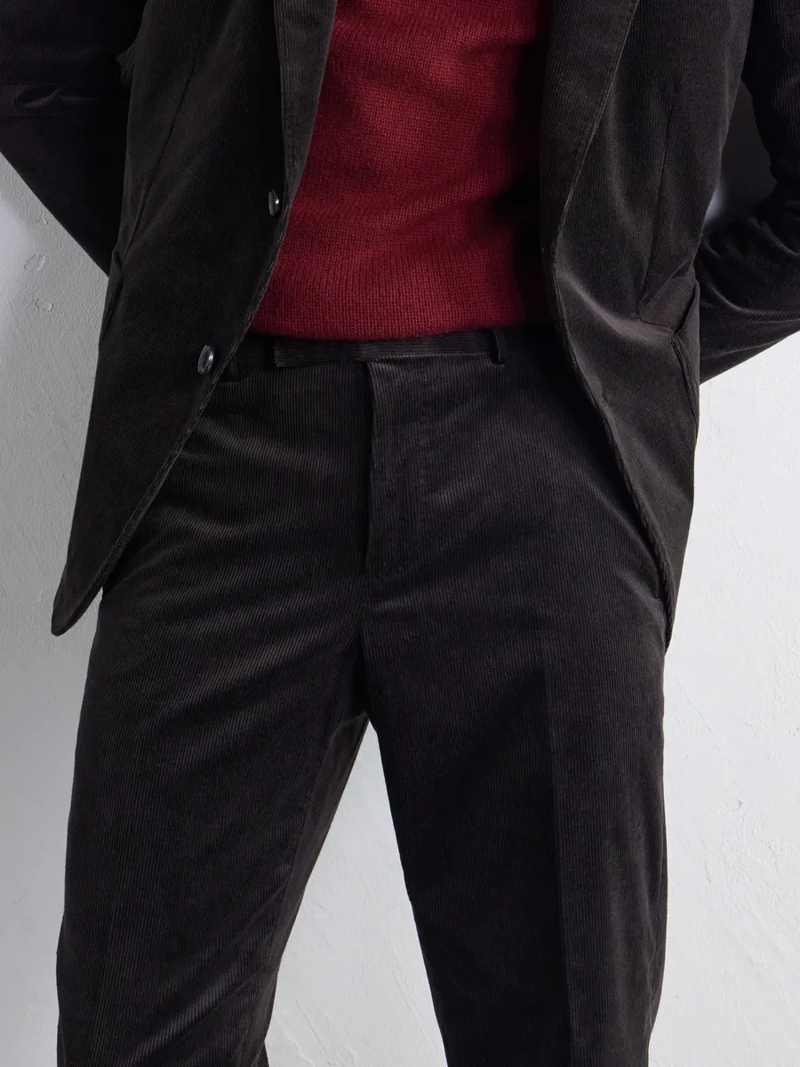 Zegna Straight-Leg Cotton-Blend Corduroy Suit Trousers - Men | Thumbnail 5 Zegna Straight-Leg Cotton-Blend Corduroy Suit Trousers - Men | Thumbnail 5