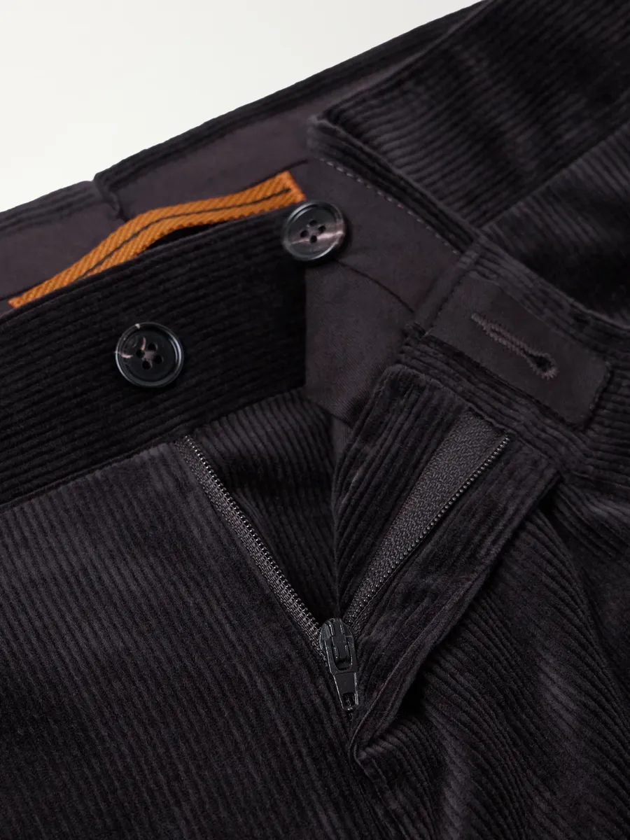 Zegna Straight-Leg Cotton-Blend Corduroy Suit Trousers - Men | Thumbnail 6 Zegna Straight-Leg Cotton-Blend Corduroy Suit Trousers - Men | Thumbnail 6