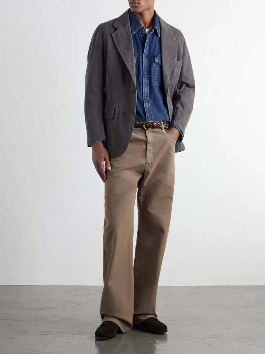 Drake's Mk. I Games Cotton-Twill Moleskin Blazer - Men | Thumbnail 2 Drake's Mk. I Games Cotton-Twill Moleskin Blazer - Men | Thumbnail 2