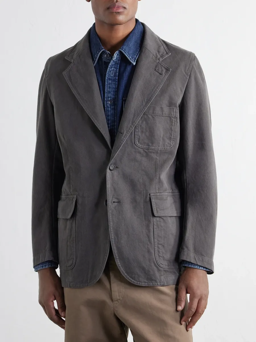 Drake's Mk. I Games Cotton-Twill Moleskin Blazer - Men | Thumbnail 3 Drake's Mk. I Games Cotton-Twill Moleskin Blazer - Men | Thumbnail 3