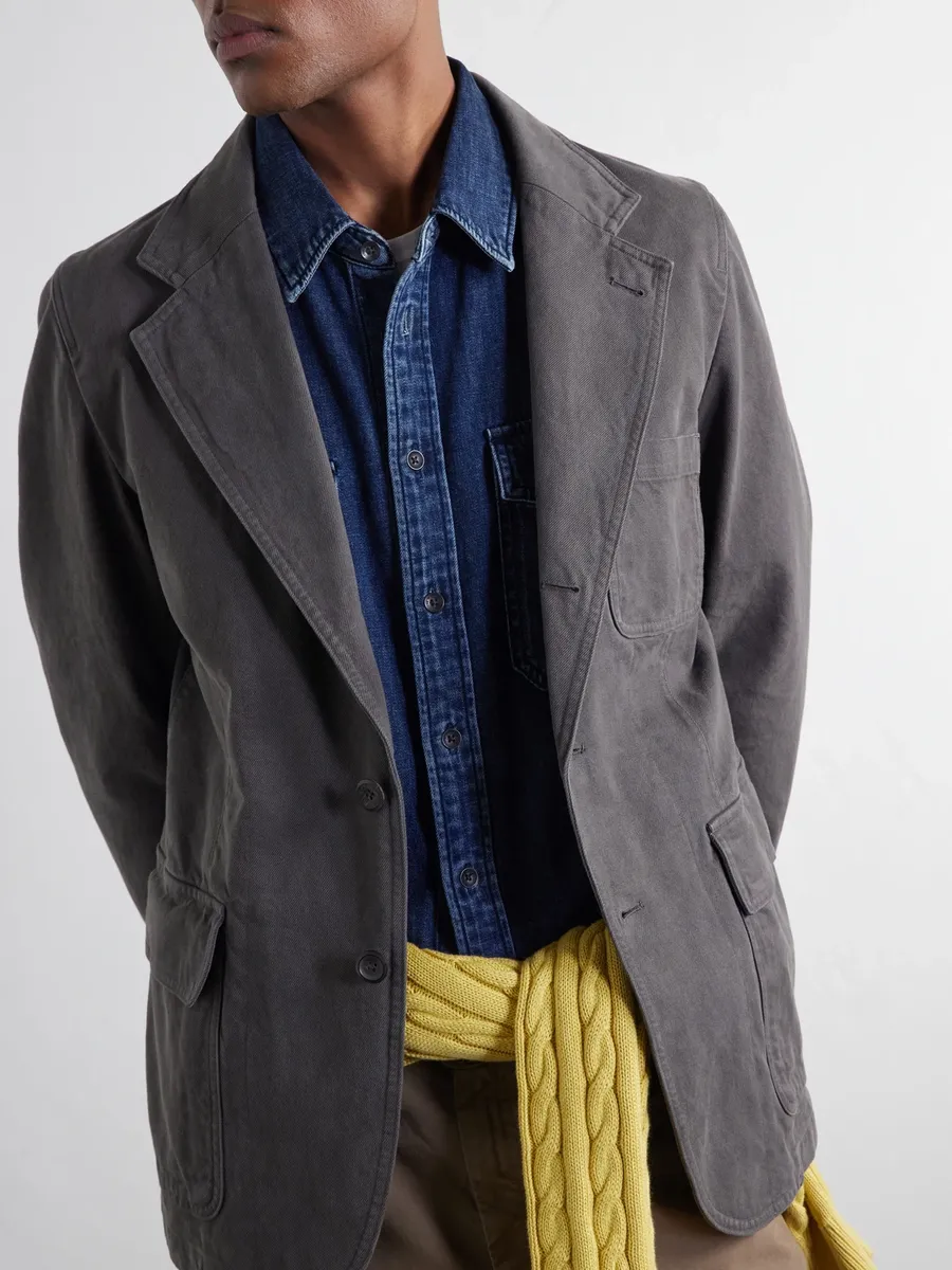 Drake's Mk. I Games Cotton-Twill Moleskin Blazer - Men | Thumbnail 5 Drake's Mk. I Games Cotton-Twill Moleskin Blazer - Men | Thumbnail 5