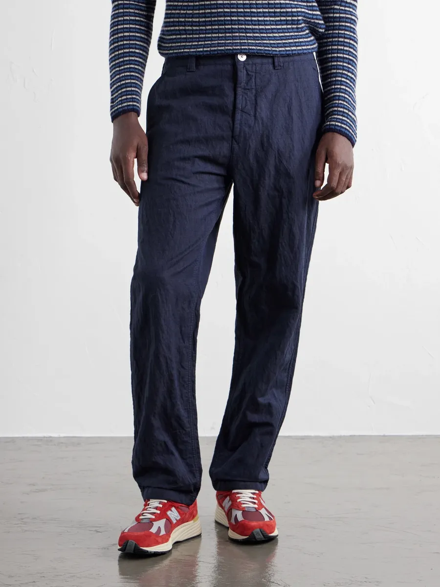 Stone Island Straight-Leg Diagonal Cotton Wool-TC Twill Trousers - Men | Thumbnail 3 Stone Island Straight-Leg Diagonal Cotton Wool-TC Twill Trousers - Men | Thumbnail 3