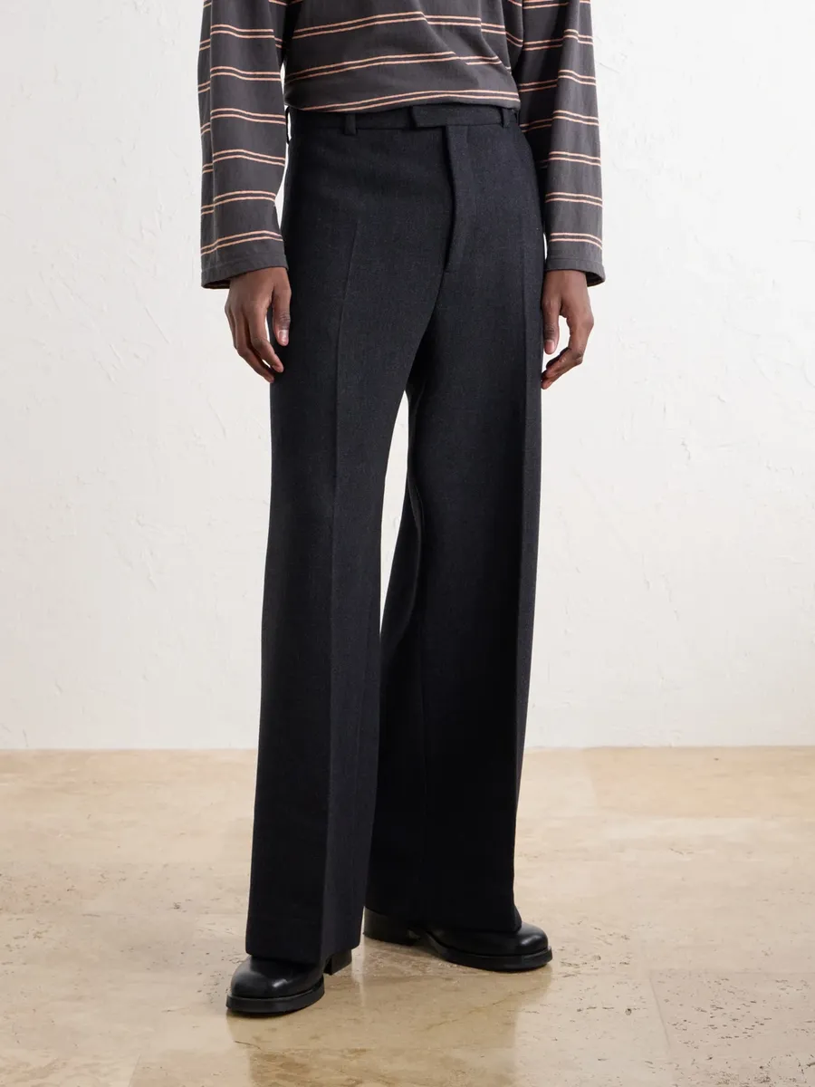 Jacquemus Tempo Wide-Leg Wool-Blend Woven Trousers - Men | Thumbnail 3 Jacquemus Tempo Wide-Leg Wool-Blend Woven Trousers - Men | Thumbnail 3