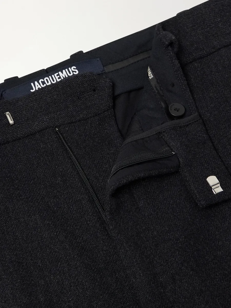Jacquemus Tempo Wide-Leg Wool-Blend Woven Trousers - Men | Thumbnail 6 Jacquemus Tempo Wide-Leg Wool-Blend Woven Trousers - Men | Thumbnail 6