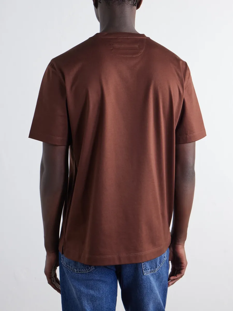Zegna Cotton-Jersey T-Shirt - Men | Thumbnail 4 Zegna Cotton-Jersey T-Shirt - Men | Thumbnail 4