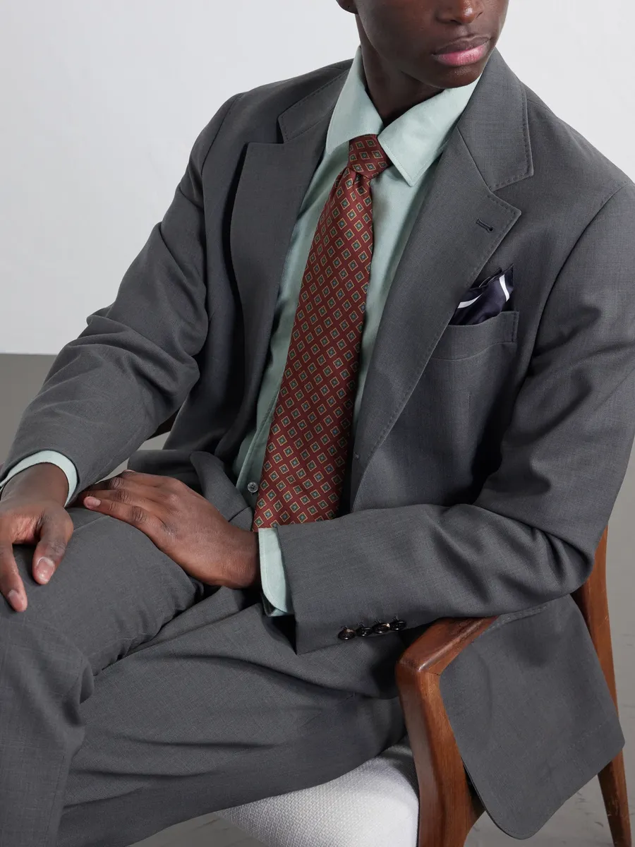 Zegna Cotton and Cashmere-Blend Oxford Shirt - Men | Thumbnail 5 Zegna Cotton and Cashmere-Blend Oxford Shirt - Men | Thumbnail 5