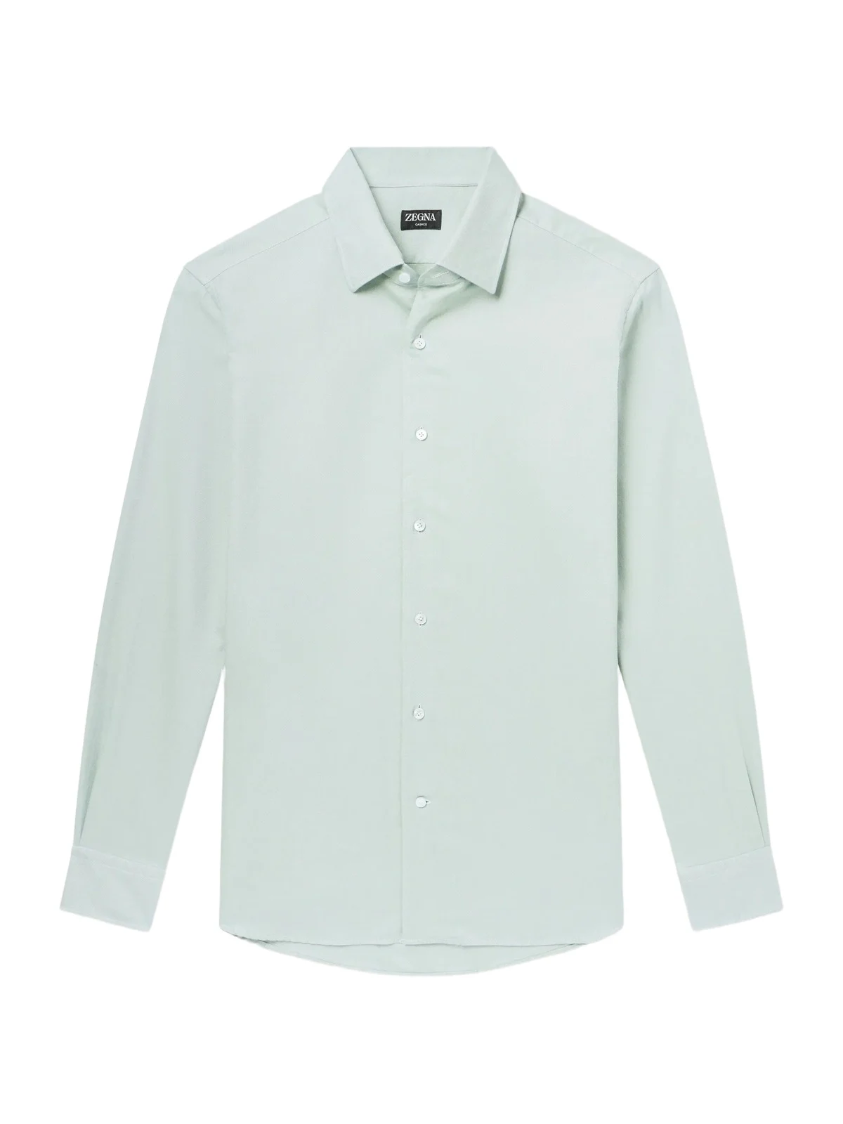 Zegna Cotton and Cashmere-Blend Oxford Shirt - Men
