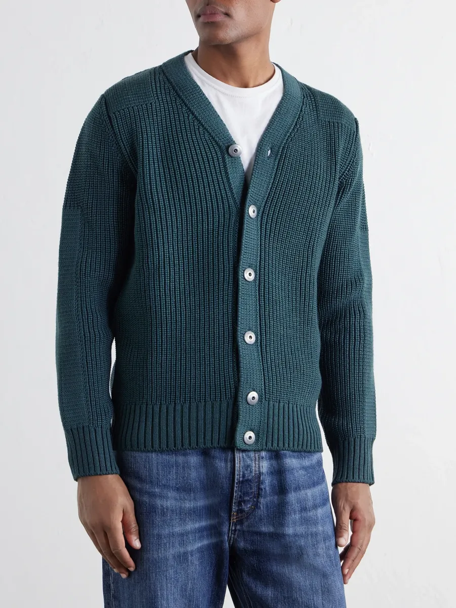 S.N.S. Herning Robust Ribbed Merino Wool Cardigan - Men | Thumbnail 3 S.N.S. Herning Robust Ribbed Merino Wool Cardigan - Men | Thumbnail 3