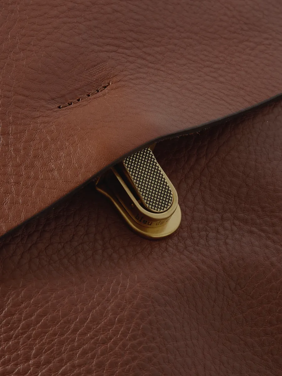 Bleu de Chauffe Zeppo Duo Full-Grain Leather Briefcase - Men | Thumbnail 4 Bleu de Chauffe Zeppo Duo Full-Grain Leather Briefcase - Men | Thumbnail 4