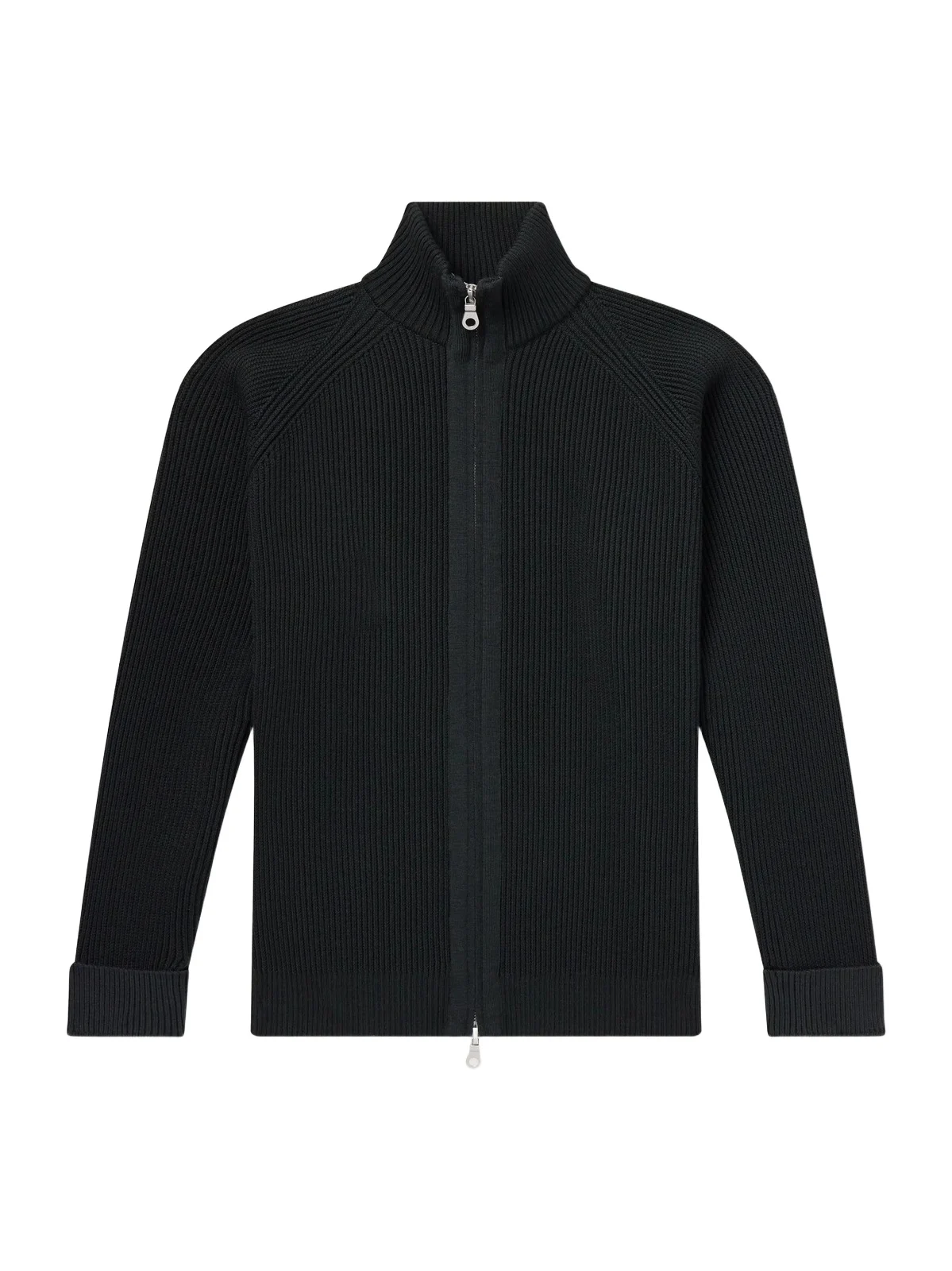 S.N.S. Herning Render Ribbed Virgin Wool Zip-Up Sweater - Men
