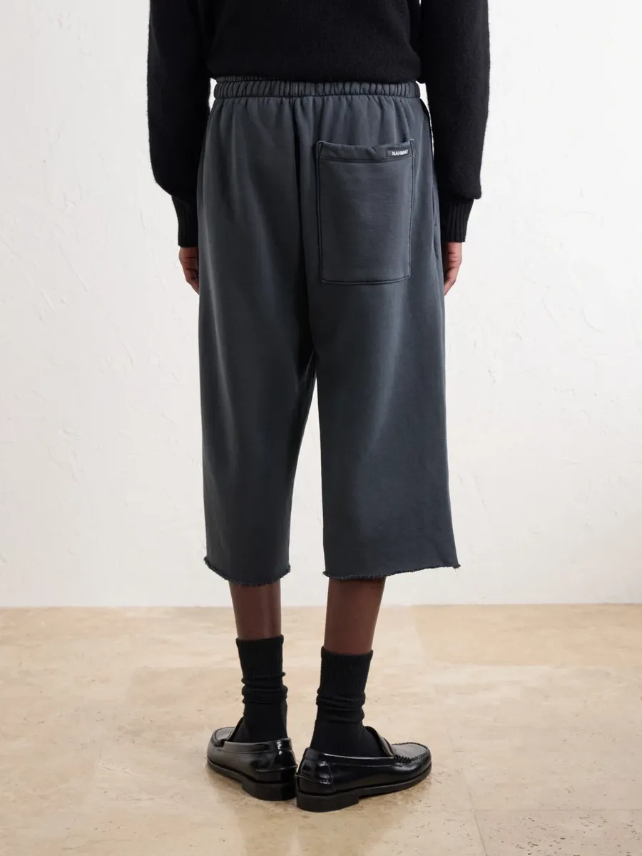 Nahmias Hoops 24 Straight-Leg Cropped Cotton-Jersey Sweatpants - Men | Thumbnail 4 Nahmias Hoops 24 Straight-Leg Cropped Cotton-Jersey Sweatpants - Men | Thumbnail 4