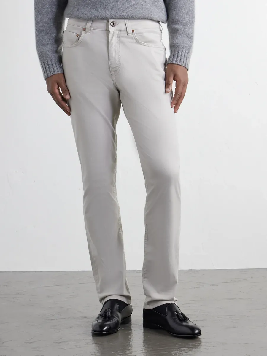Boglioli Straight-Leg Garment-Dyed Cotton-Blend Twill Trousers - Men | Thumbnail 3 Boglioli Straight-Leg Garment-Dyed Cotton-Blend Twill Trousers - Men | Thumbnail 3