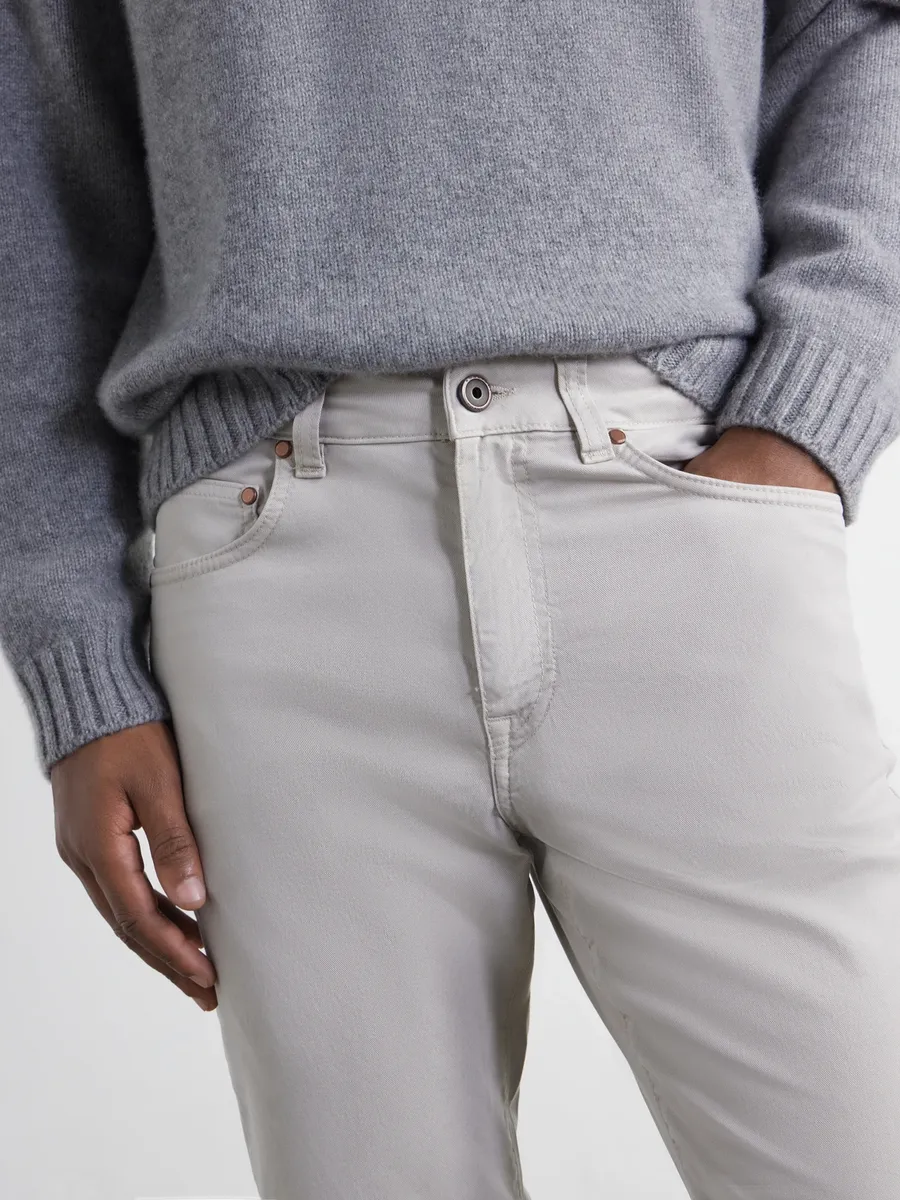 Boglioli Straight-Leg Garment-Dyed Cotton-Blend Twill Trousers - Men | Thumbnail 5 Boglioli Straight-Leg Garment-Dyed Cotton-Blend Twill Trousers - Men | Thumbnail 5