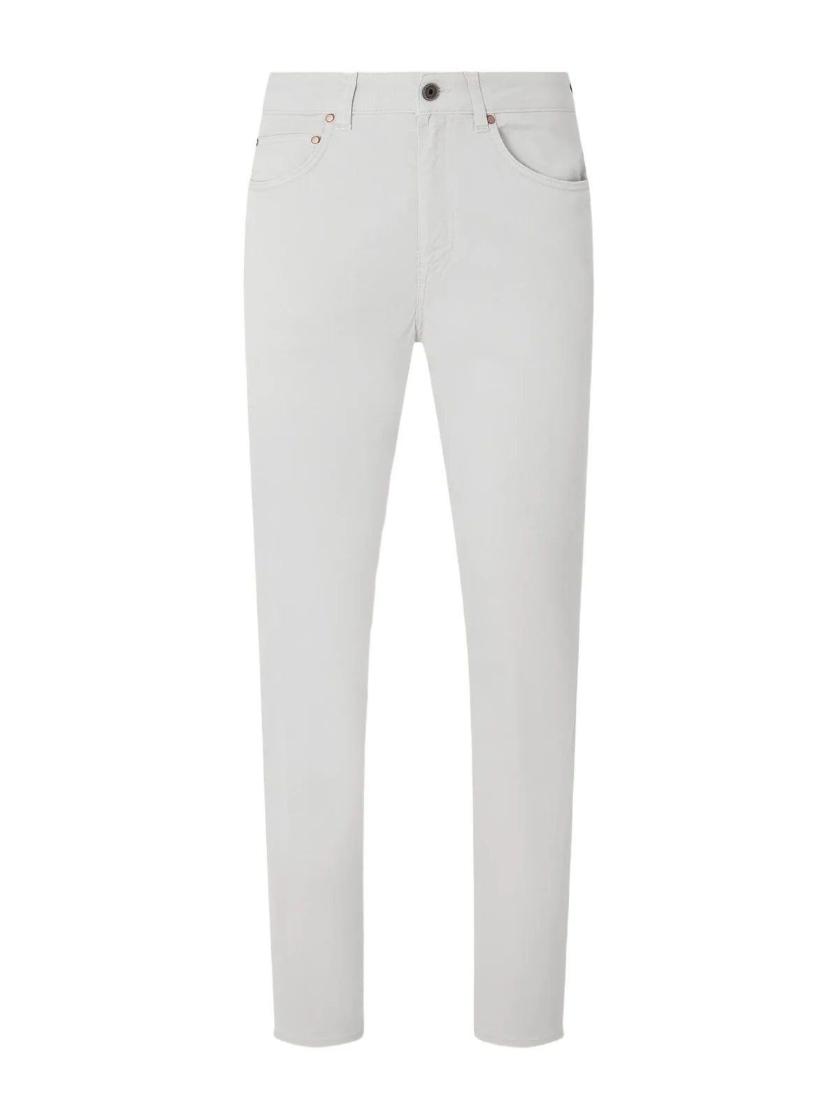 Straight-Leg Garment-Dyed Cotton-Blend Twill Trousers - Men