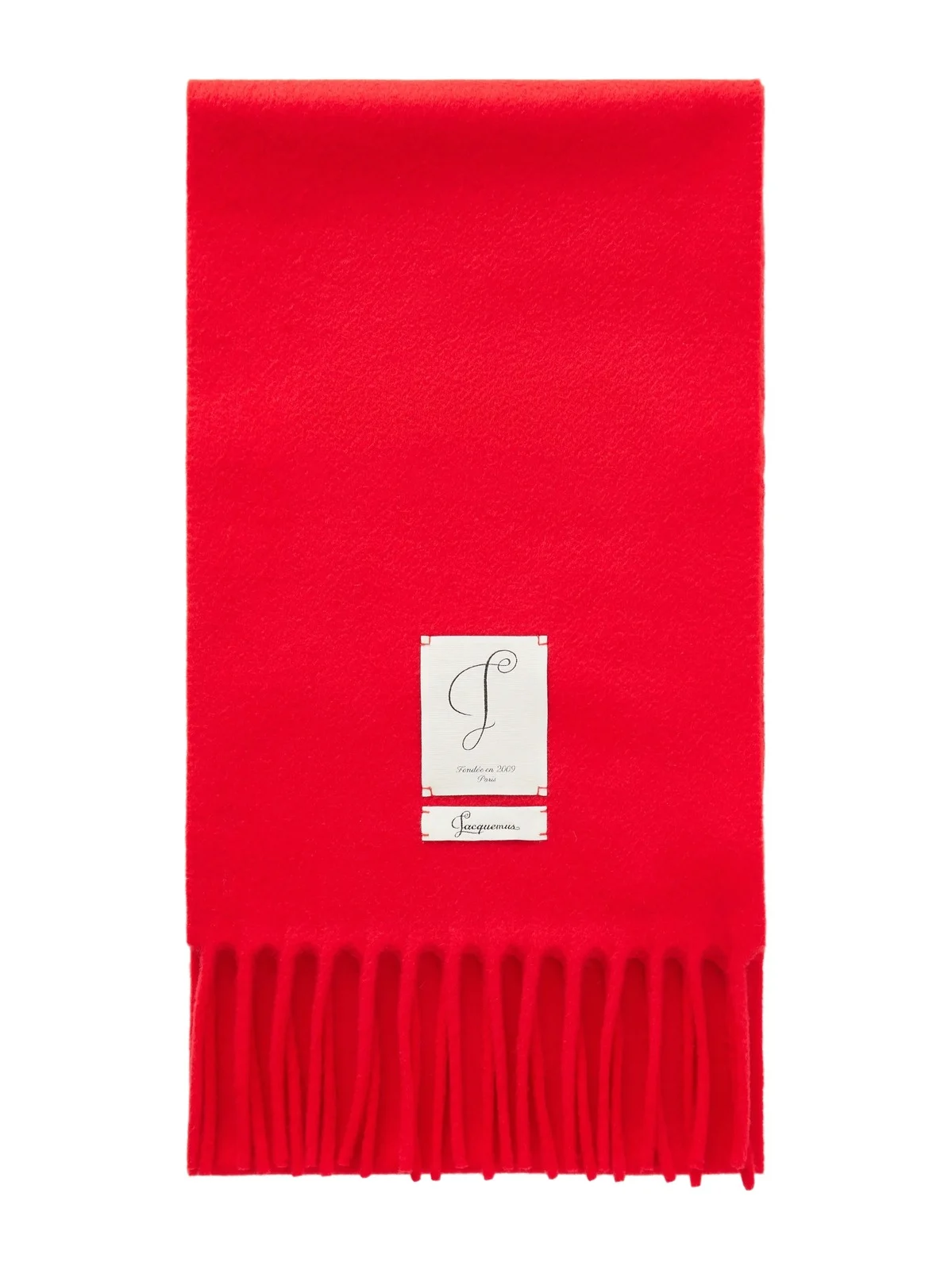 Jacquemus Cavallo Logo-Appliquéd Fringed Virgin Wool-Felt Scarf - Men