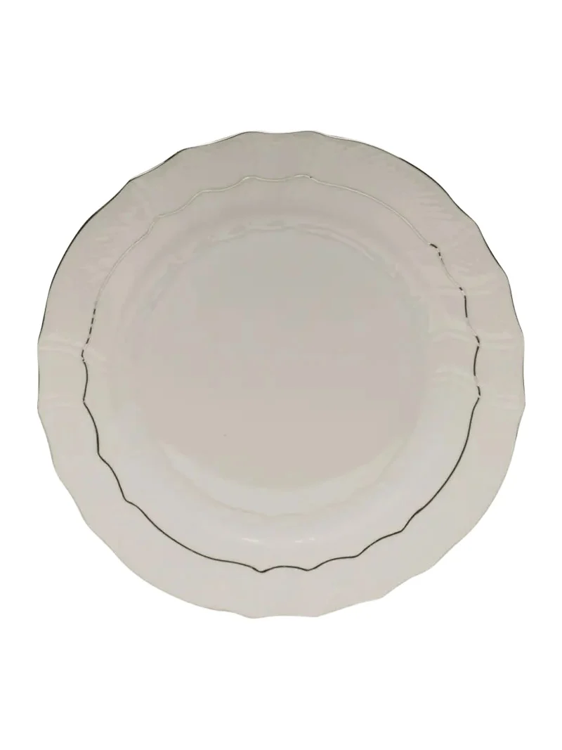 Herend Platinum Edge Dinner Plate