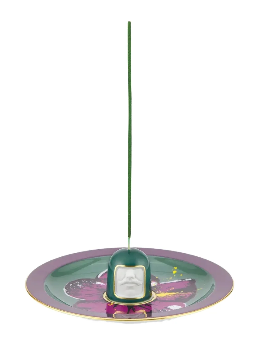 GINORI 1735 LCDC Il Frate Purple Hill Incense Burner