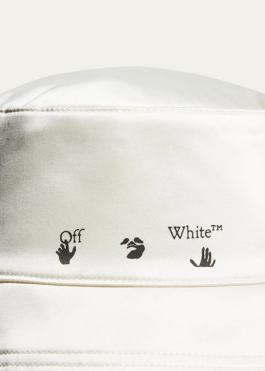 Off-White Delave Logo Canvas Bucket Hat | Thumbnail 2 Off-White Delave Logo Canvas Bucket Hat | Thumbnail 2