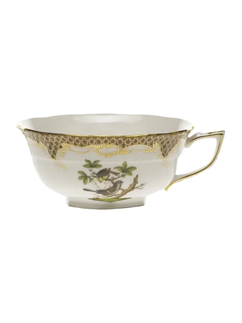 Herend Rothschild Bird Brown Tea Cup