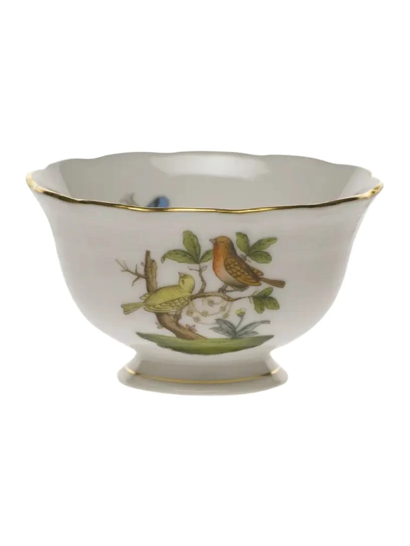 Herend Rothschild Bird Open Sugar Bowl