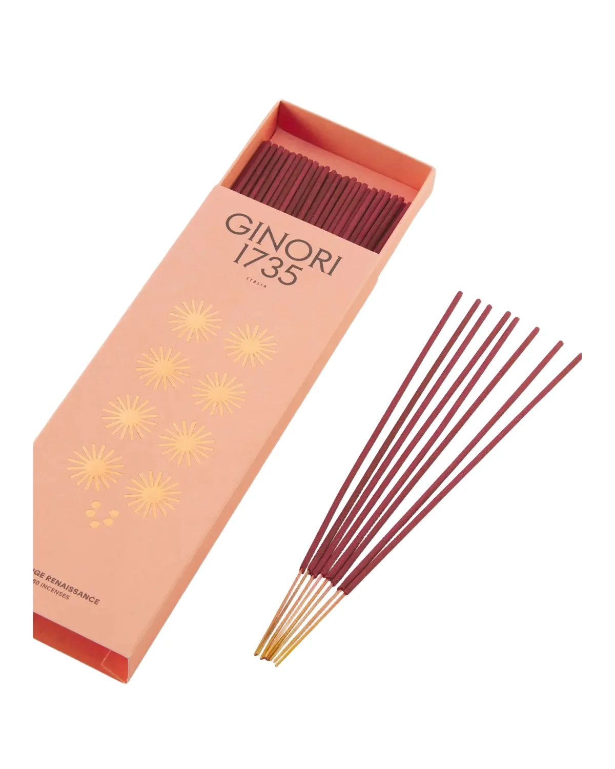 GINORI 1735 LCDC Orange Renaissance Incense Refill - 80 Sticks