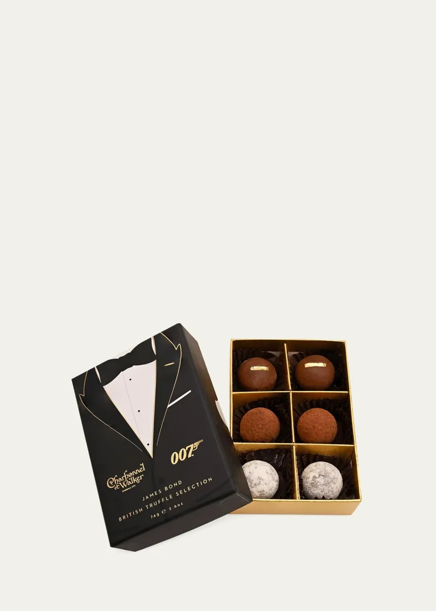 Charbonnel Et Walker x James Bond Archives 6-Piece British Truffle Selection | Thumbnail 2 Charbonnel Et Walker x James Bond Archives 6-Piece British Truffle Selection | Thumbnail 2