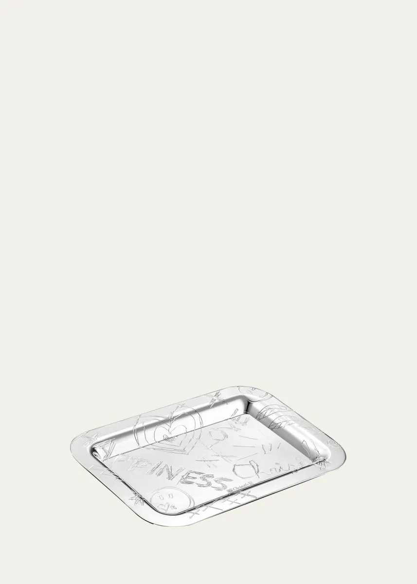 Christofle Graffiti Silver-Plated Tray, 4" x 6" | Thumbnail 2 Christofle Graffiti Silver-Plated Tray, 4" x 6" | Thumbnail 2