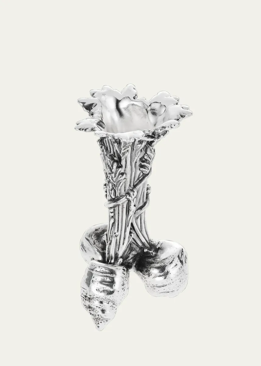 Christofle Les Collections Historiques Silver-Plate Carrot Bunch Vase | Thumbnail 2 Christofle Les Collections Historiques Silver-Plate Carrot Bunch Vase | Thumbnail 2