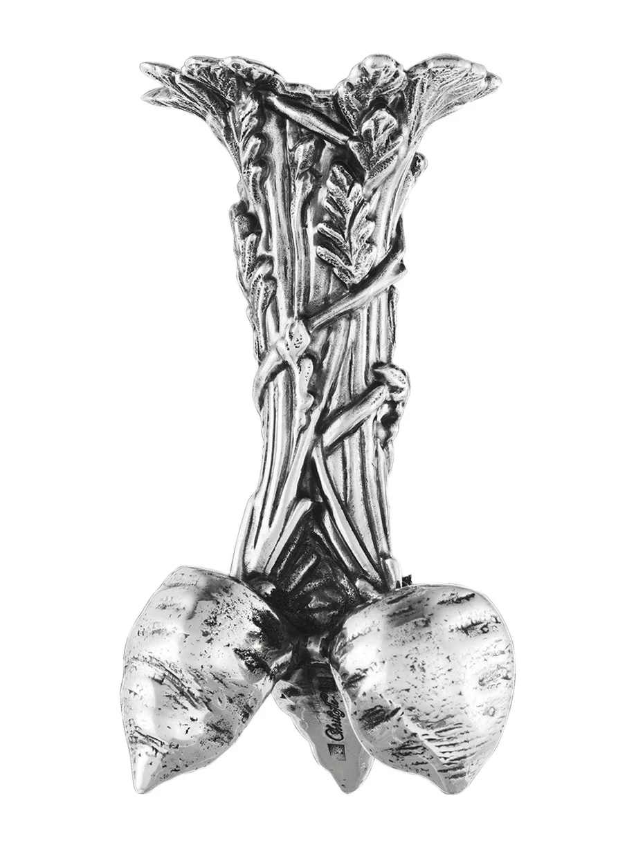 Christofle Les Collections Historiques Silver-Plate Carrot Bunch Vase