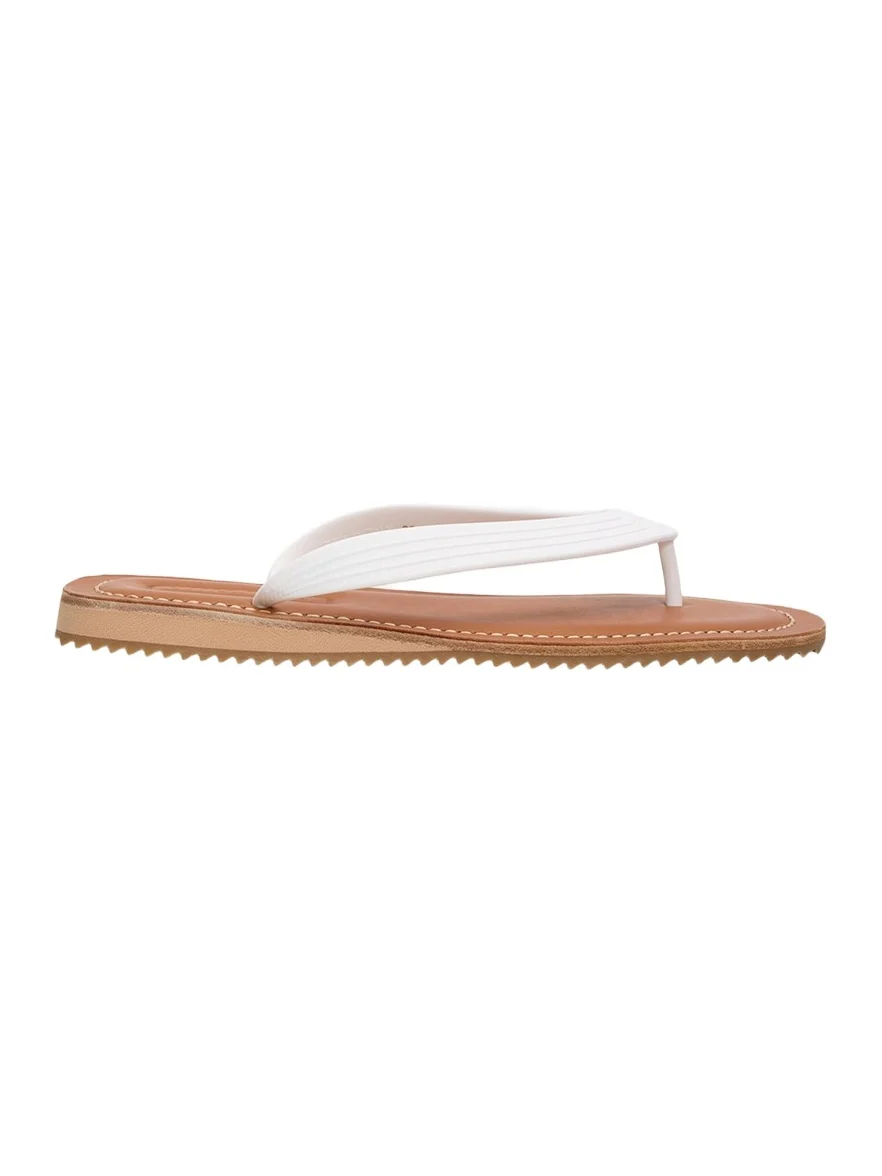Miu Miu Logo Flat Thong Sandals