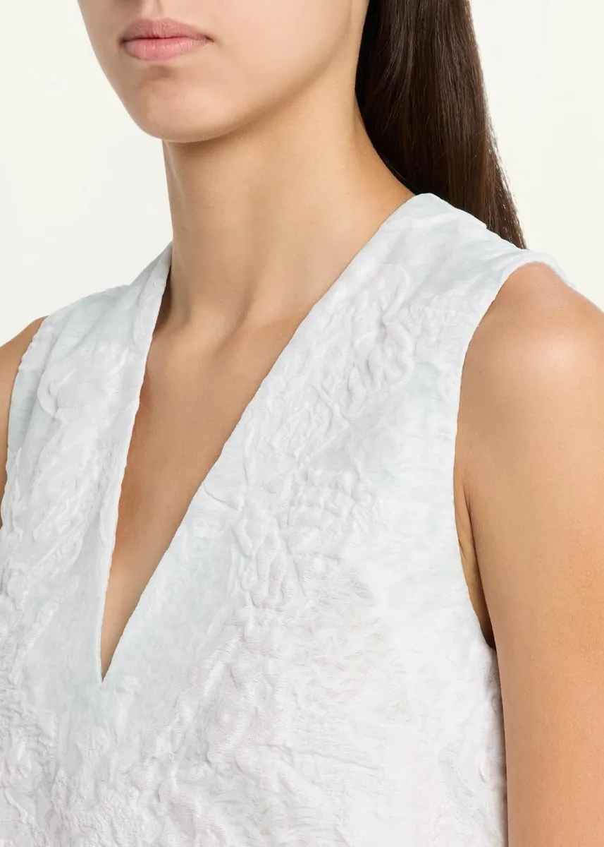 Ashlyn Lena Floral Silk-Blend Jacquard Midi Dress | Thumbnail 5 Ashlyn Lena Floral Silk-Blend Jacquard Midi Dress | Thumbnail 5
