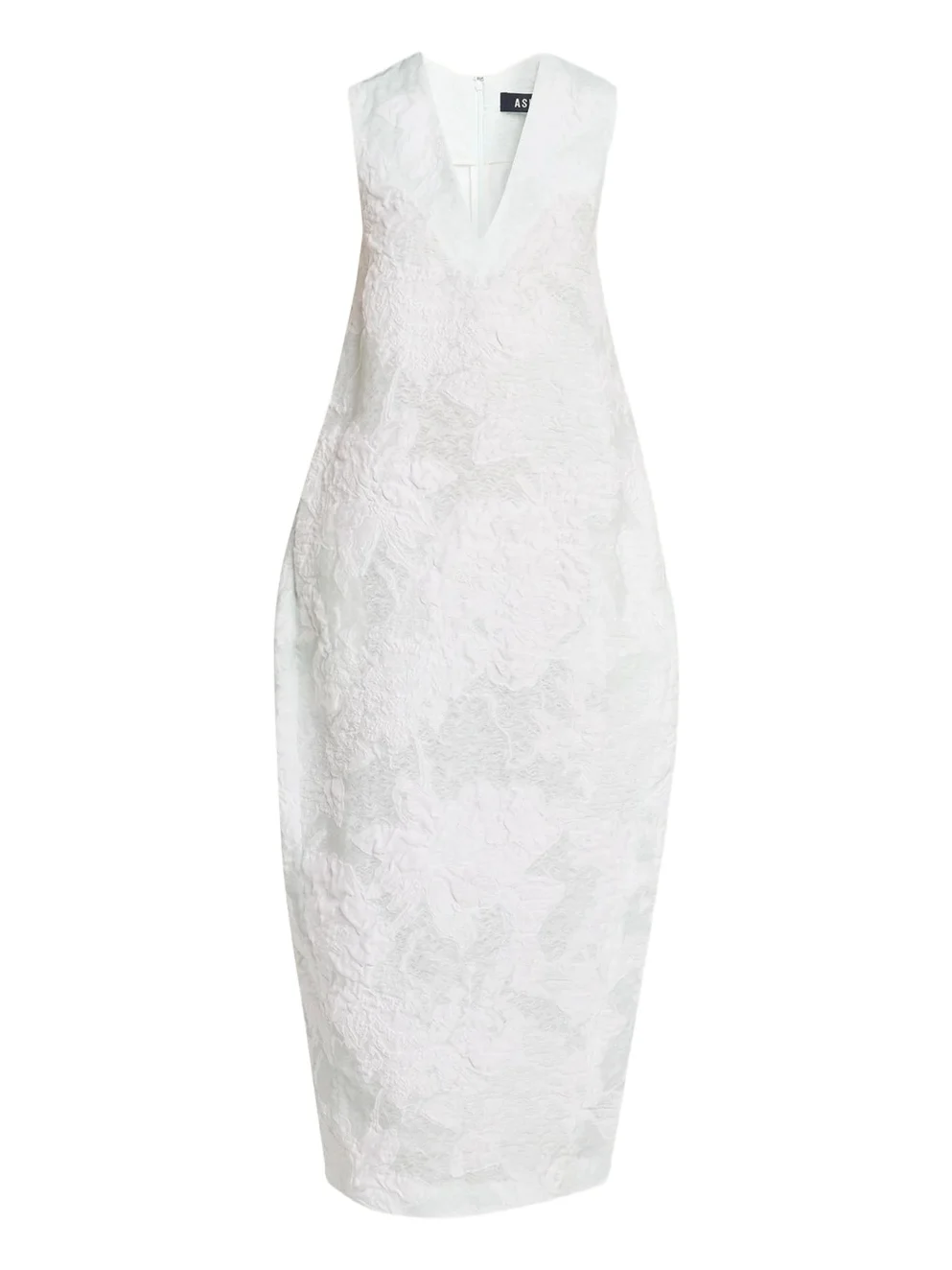 Ashlyn Lena Floral Silk-Blend Jacquard Midi Dress
