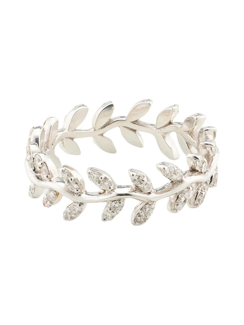 18K White Gold & 0.42 TCW Diamond Ring