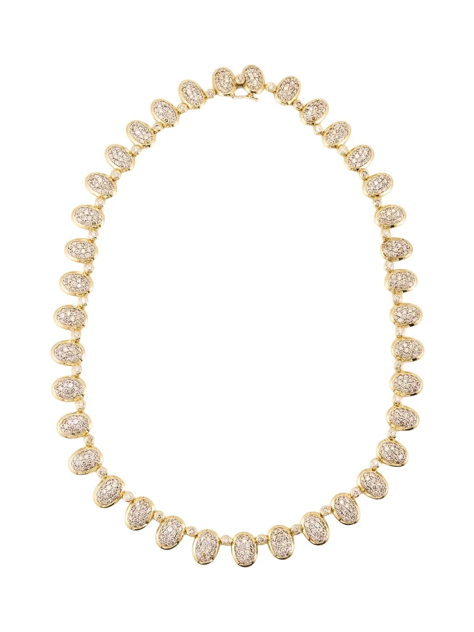 18K Two-Tone Gold & 12.49 TCW Diamond Statement Necklace 18K Two-Tone Gold & 12.49 TCW Diamond Statement Necklace