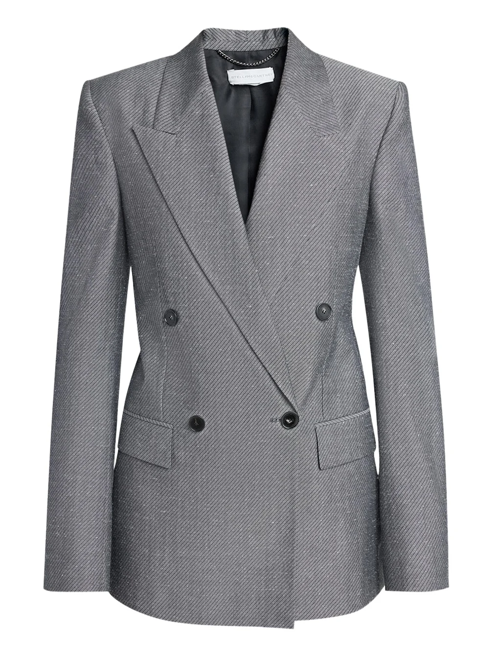 Double-Breasted Twill Blazer Double-Breasted Twill Blazer