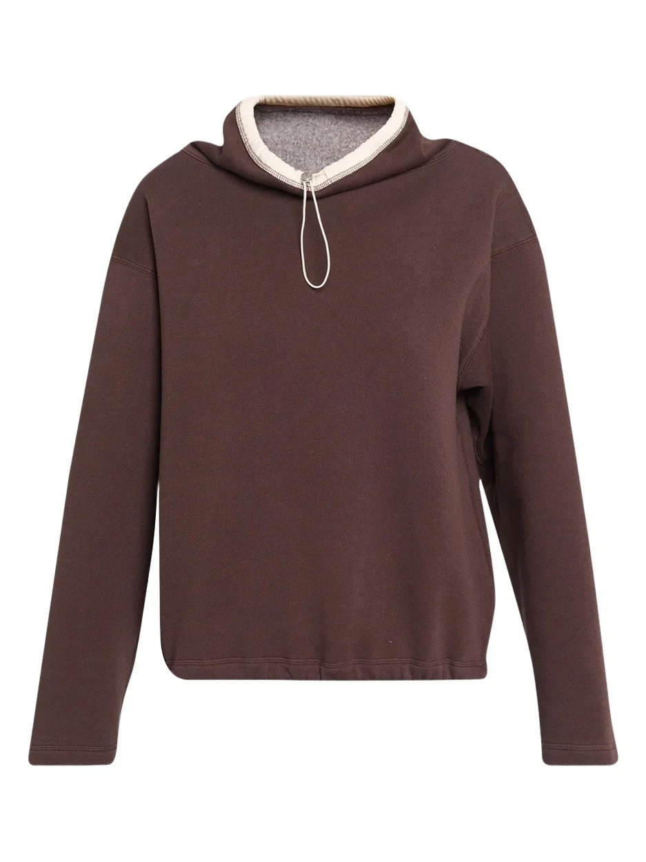 STILL HERE Rec Funnel-Neck Sweatshirt