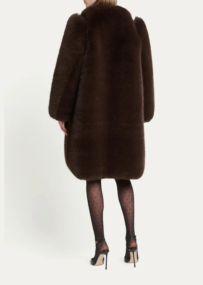 Tom Ford Faux Fur And Lamb Shearling Coat | Thumbnail 3 Tom Ford Faux Fur And Lamb Shearling Coat | Thumbnail 3