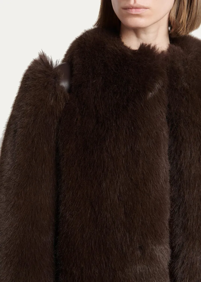 Tom Ford Faux Fur And Lamb Shearling Coat | Thumbnail 5 Tom Ford Faux Fur And Lamb Shearling Coat | Thumbnail 5
