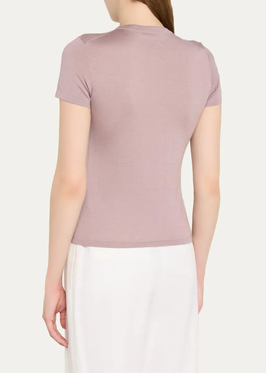 Attersee The T-Shirt in Cashmere-Wool Knit | Thumbnail 3 Attersee The T-Shirt in Cashmere-Wool Knit | Thumbnail 3