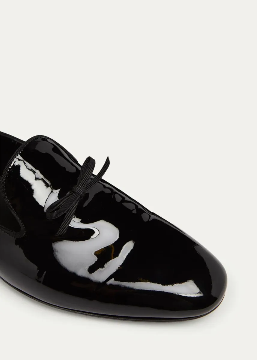 Tom Ford Men's Scott Patent Leather Bow Loafers | Thumbnail 5 Tom Ford Men's Scott Patent Leather Bow Loafers | Thumbnail 5