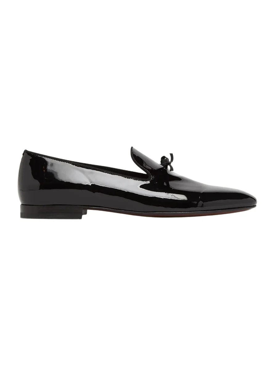 Tom Ford Men's Scott Patent Leather Bow Loafers