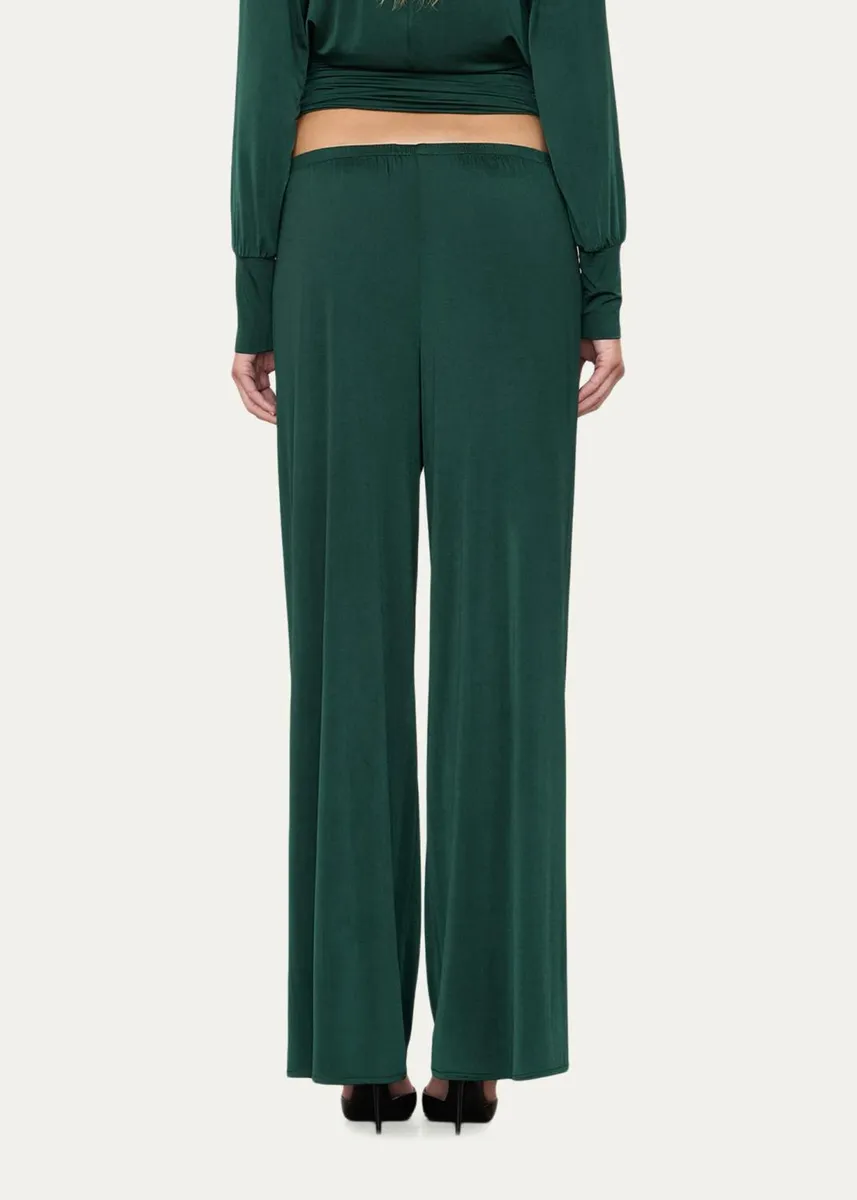 ÉTERNE Rue Liquid Jersey Wide-Leg Pants | Thumbnail 3 ÉTERNE Rue Liquid Jersey Wide-Leg Pants | Thumbnail 3