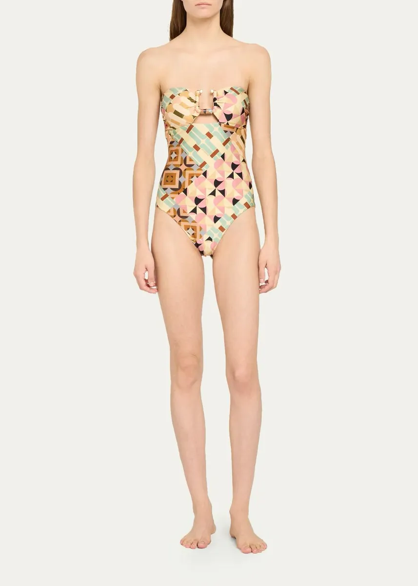 Zimmermann Fairlight Enamel One-Piece Swimsuit | Thumbnail 2 Zimmermann Fairlight Enamel One-Piece Swimsuit | Thumbnail 2