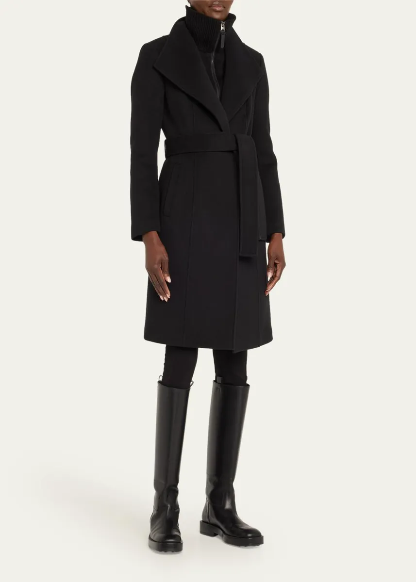 Mackage Norita Double-Face Belted Wool Coat | Thumbnail 4 Mackage Norita Double-Face Belted Wool Coat | Thumbnail 4