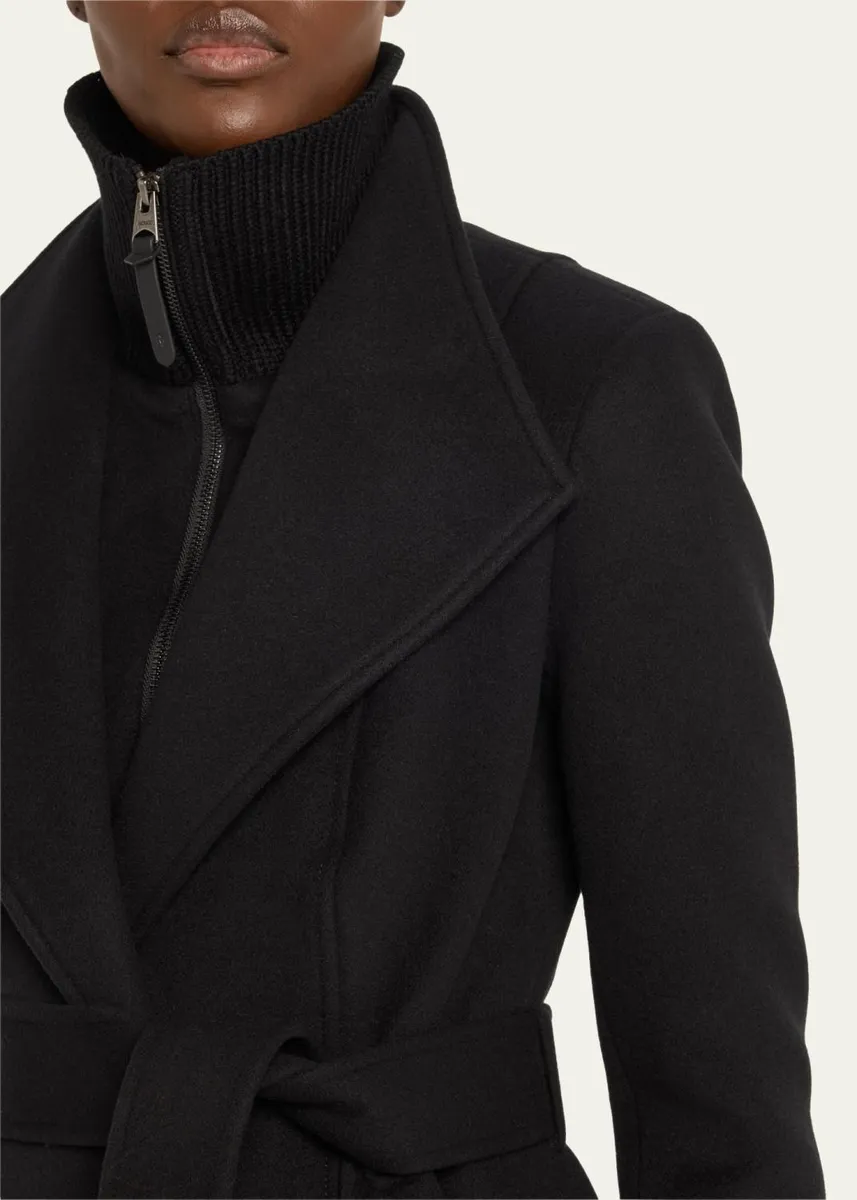Mackage Norita Double-Face Belted Wool Coat | Thumbnail 5 Mackage Norita Double-Face Belted Wool Coat | Thumbnail 5