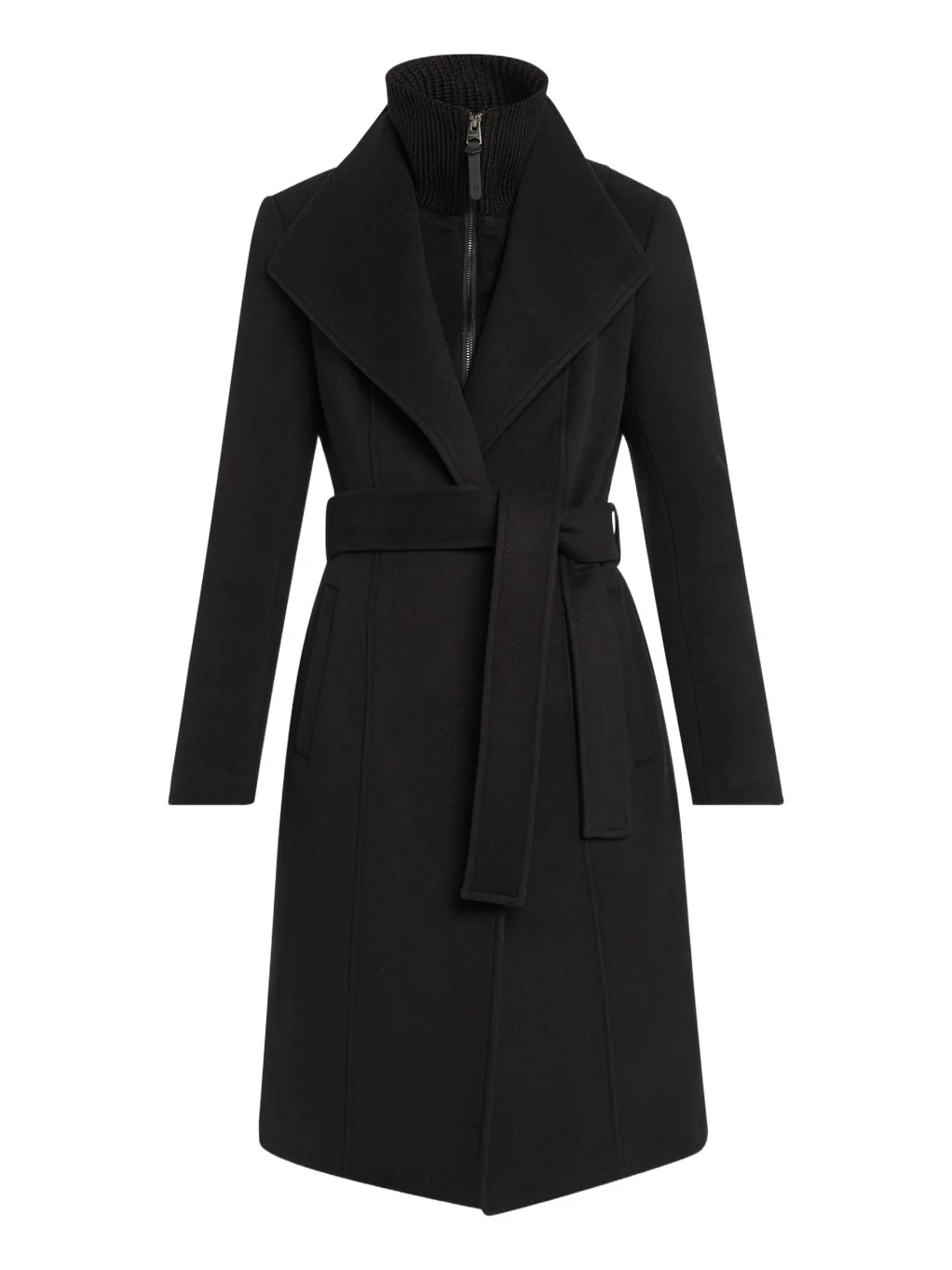 Mackage Norita Double-Face Belted Wool Coat