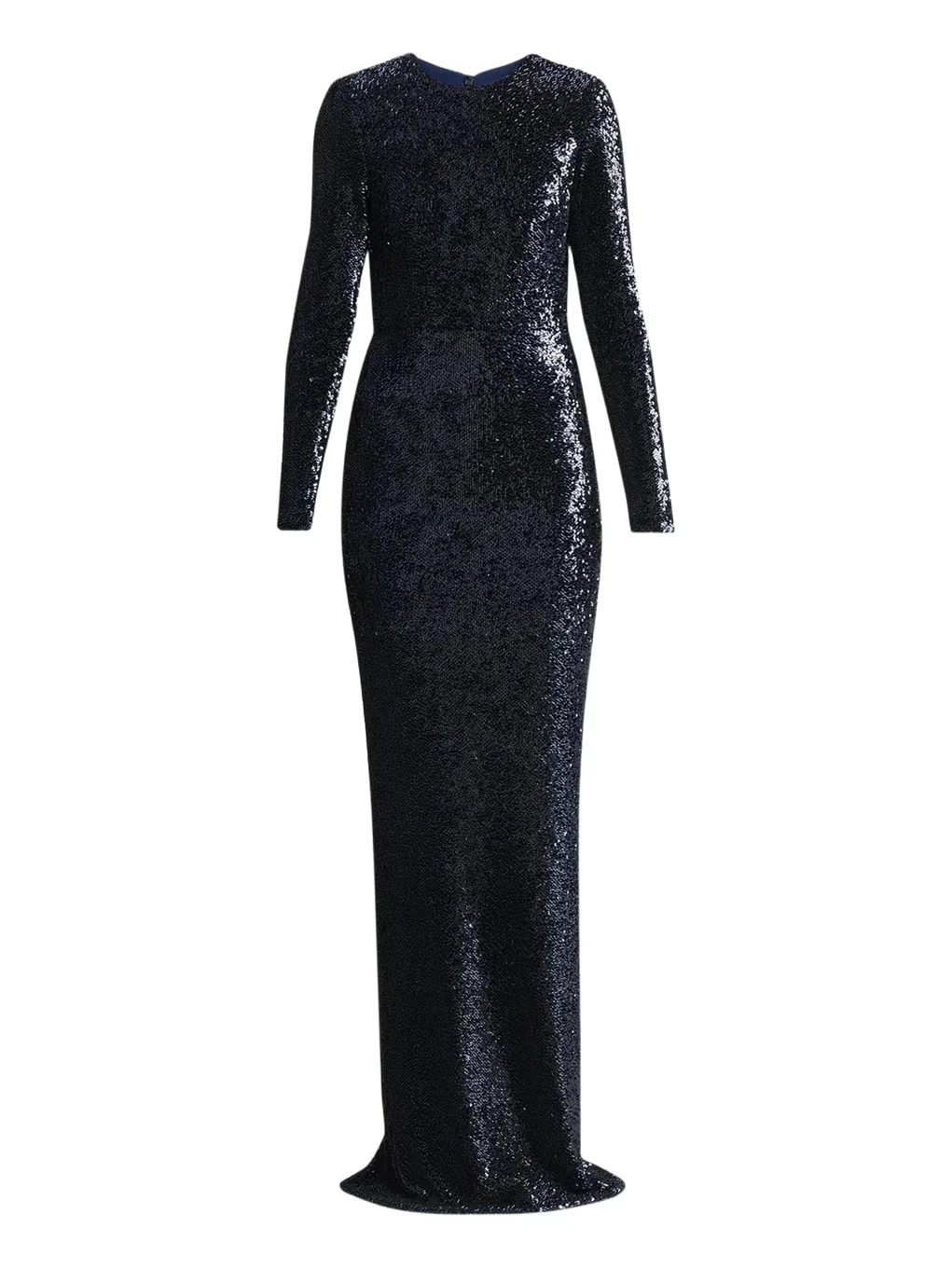 Rebecca Vallance Cambridge Long-Sleeve Sequin Column Gown
