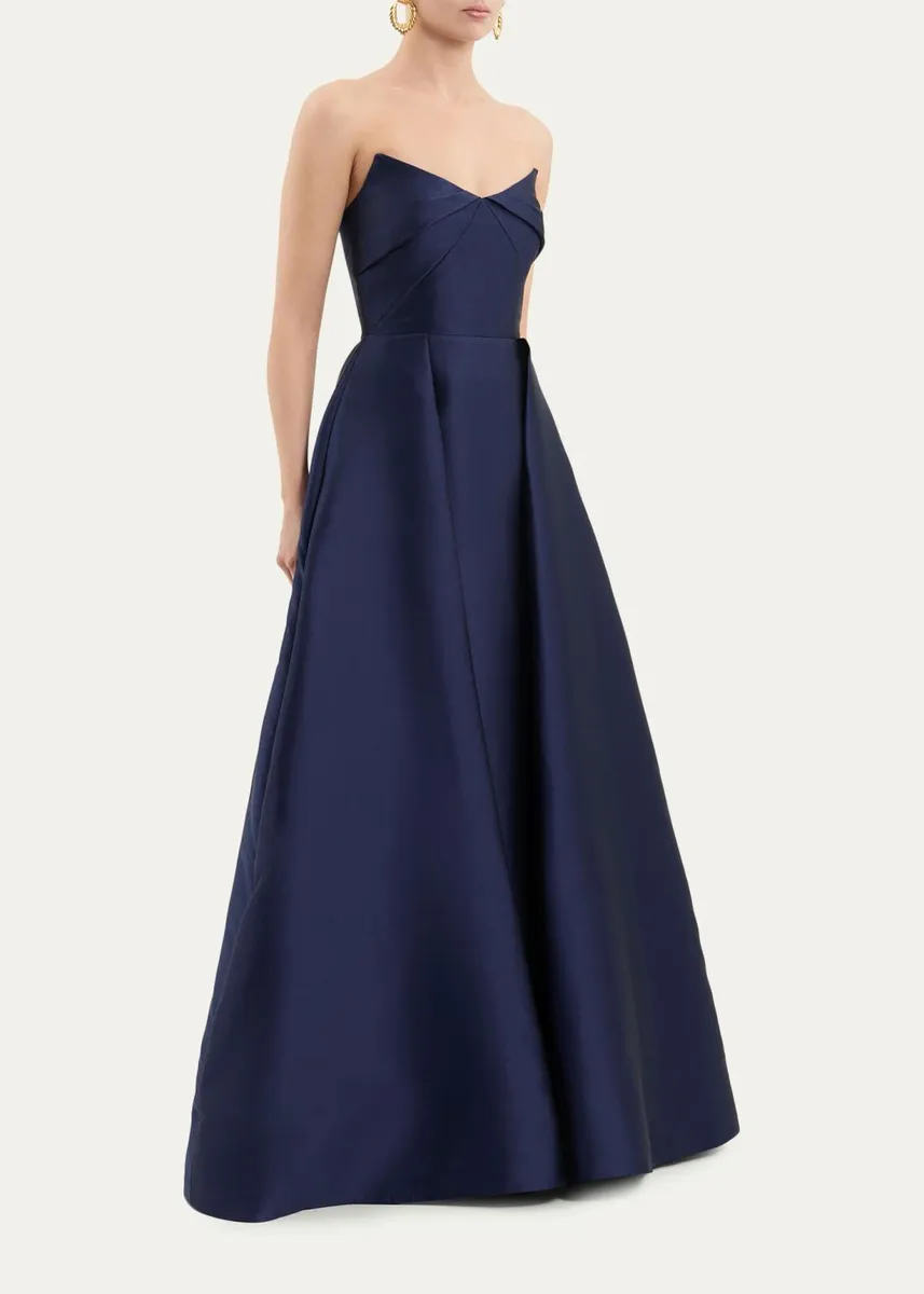 Rebecca Vallance Windermere Strapless A-Line Gown | Thumbnail 4 Rebecca Vallance Windermere Strapless A-Line Gown | Thumbnail 4