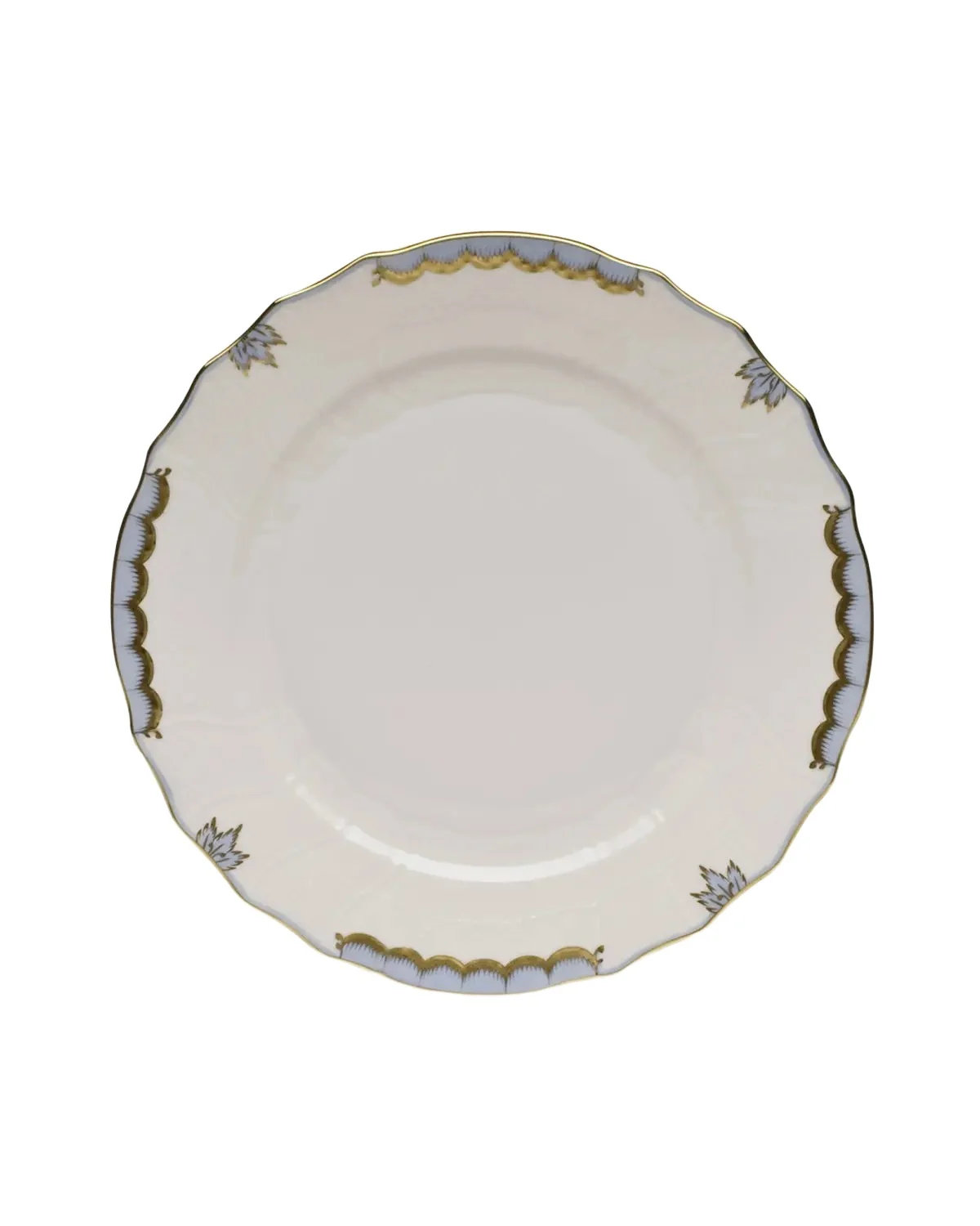 Herend Princess Victoria Dinner Plate, Light Blue